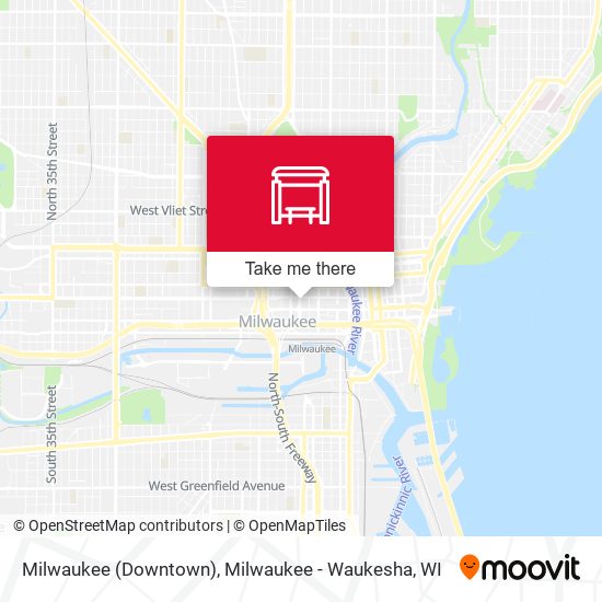 Milwaukee (Downtown) map