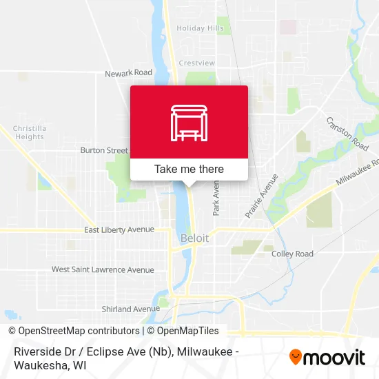 Riverside Dr / Eclipse Ave (Nb) map