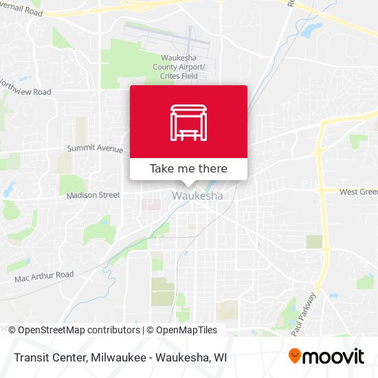 Transit Center map