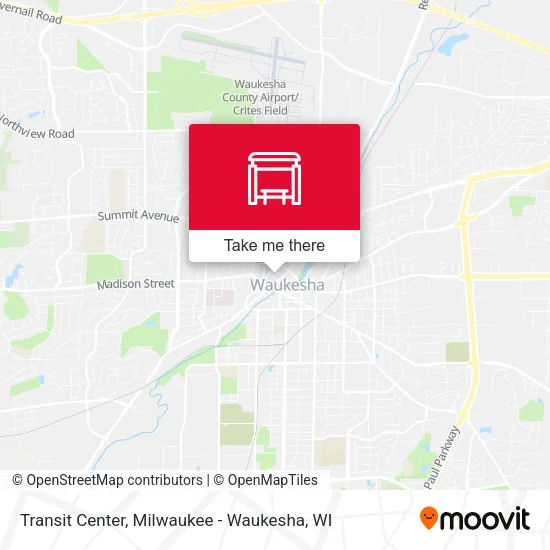 Mapa de Transit Center