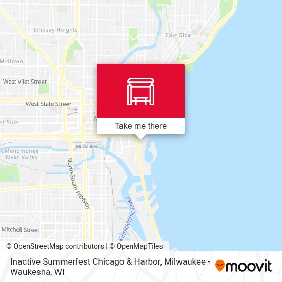 Inactive Summerfest Chicago & Harbor map