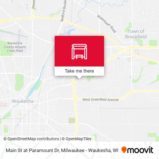 Main St at Paramount Dr map