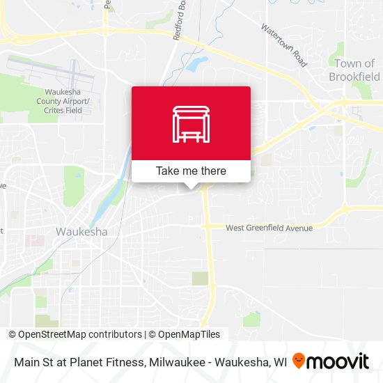 Mapa de Main St at Planet Fitness