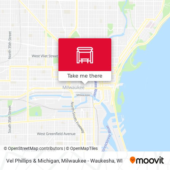 Vel Phillips & Michigan map