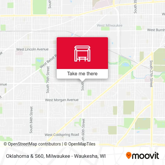 Mapa de Oklahoma & S60