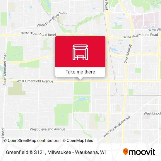 Mapa de Greenfield & S121