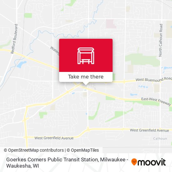 Mapa de Goerkes Corners Public Transit Station