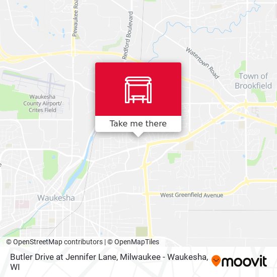 Butler Drive at Jennifer Lane map