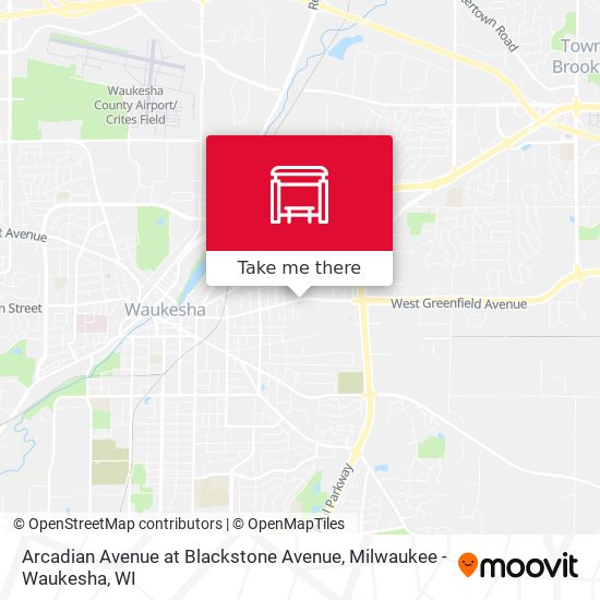 Arcadian Avenue at Blackstone Avenue map
