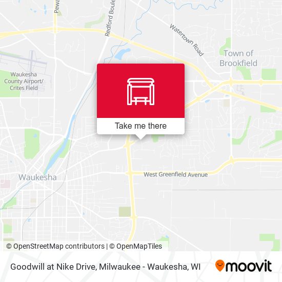 Goodwill at Nike Drive map