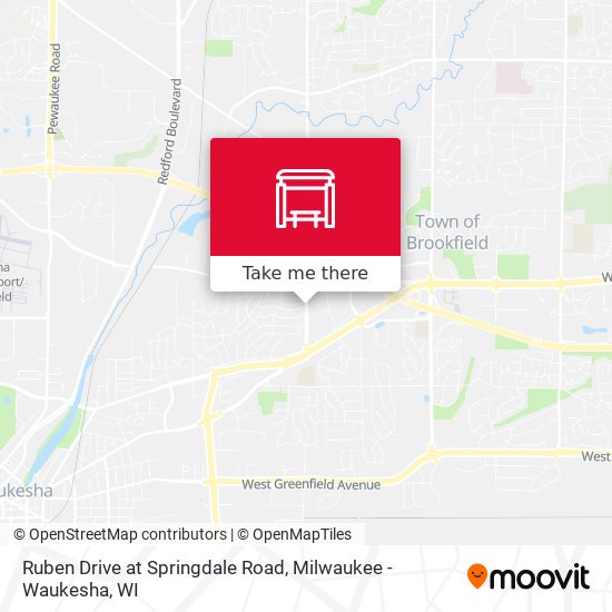 Ruben Drive at Springdale Road map