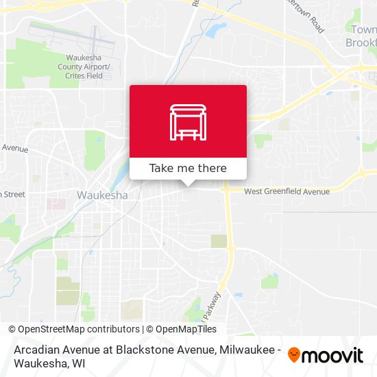 Mapa de Arcadian Avenue at Blackstone Avenue