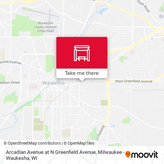 Arcadian Avenue at N Greenfield Avenue map
