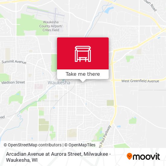 Arcadian Avenue at Aurora Street map