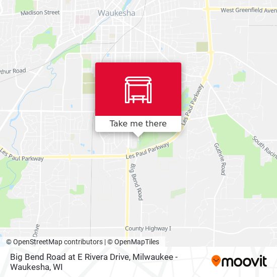 Big Bend Road at E Rivera Drive map