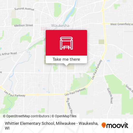 Mapa de Whittier Elementary School