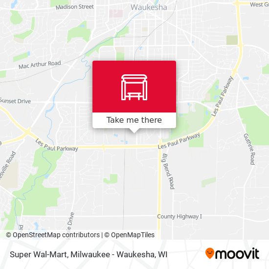 Mapa de Super Wal-Mart