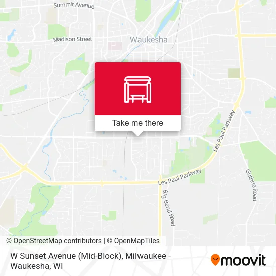 Mapa de W Sunset Avenue (Mid-Block)