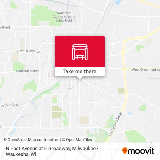 N East Avenue at E Broadway map