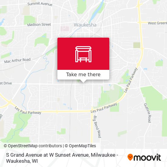 Mapa de S Grand Avenue at W Sunset Avenue