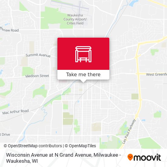 Mapa de Wisconsin Avenue at N Grand Avenue