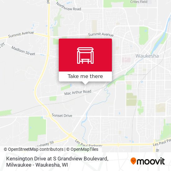 Mapa de Kensington Drive at S Grandview Boulevard