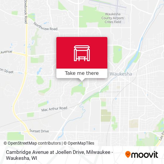 Mapa de Cambridge Avenue at Joellen Drive