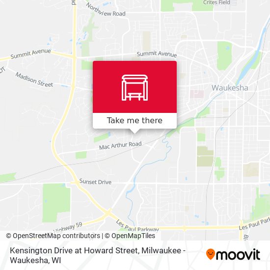 Mapa de Kensington Drive at Howard Street