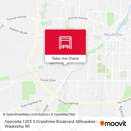 Mapa de Opposite 1205 S Grandview Boulevard