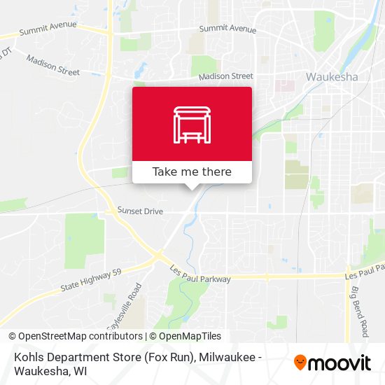 Kohls Department Store (Fox Run) map