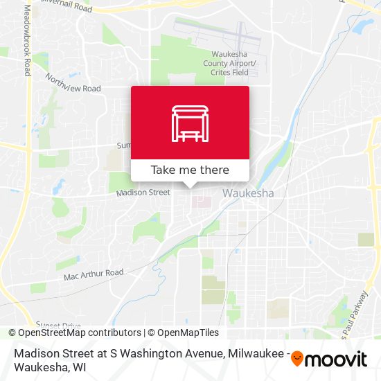 Mapa de Madison Street at S Washington Avenue