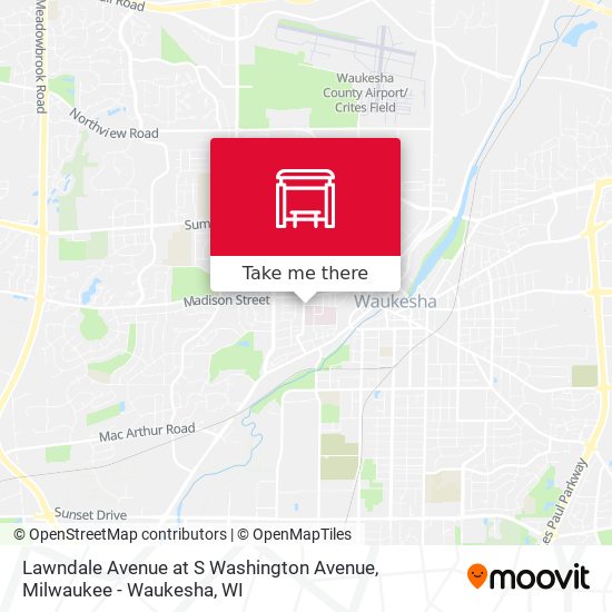 Lawndale Avenue at S Washington Avenue map