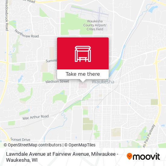 Lawndale Avenue at Fairview Avenue map