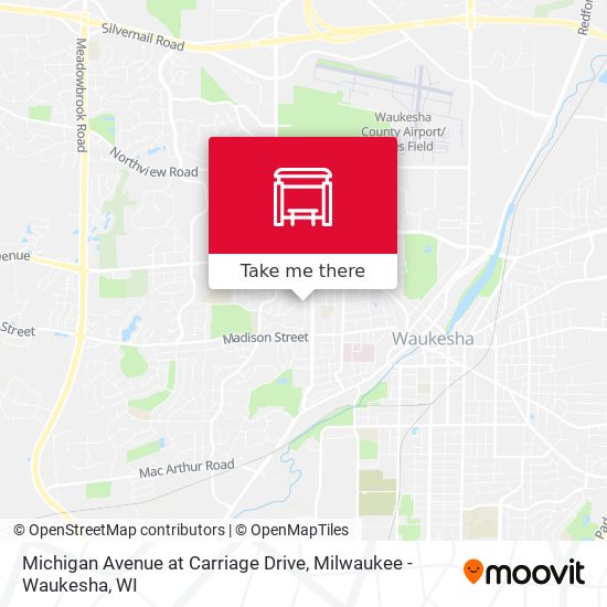 Michigan Avenue at Carriage Drive map