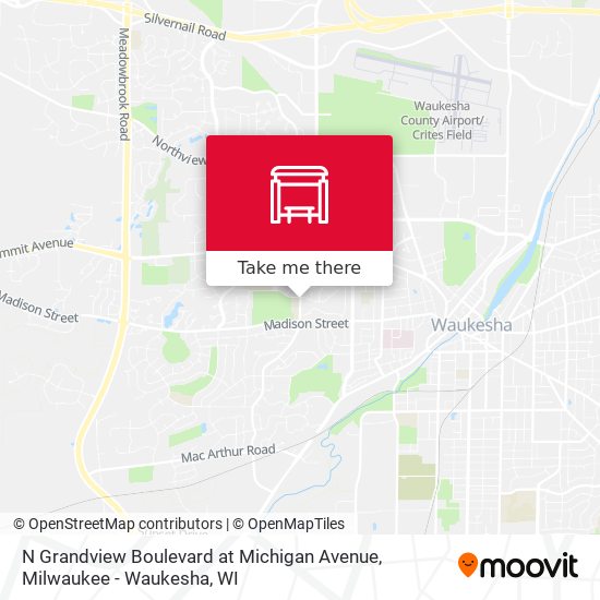 Mapa de N Grandview Boulevard at Michigan Avenue
