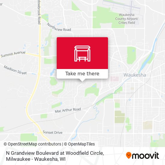 Mapa de N Grandview Boulevard at Woodfield Circle