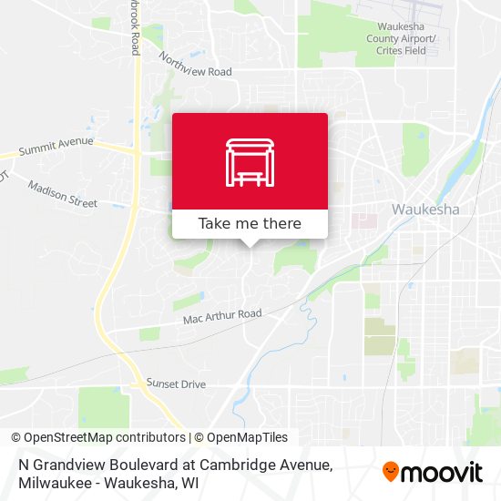 Mapa de N Grandview Boulevard at Cambridge Avenue