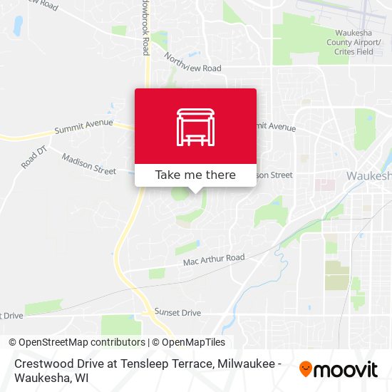 Crestwood Drive at Tensleep Terrace map