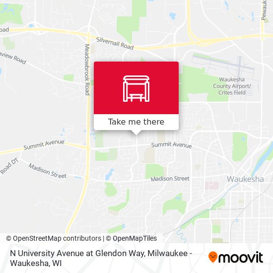 Mapa de N University Avenue at Glendon Way