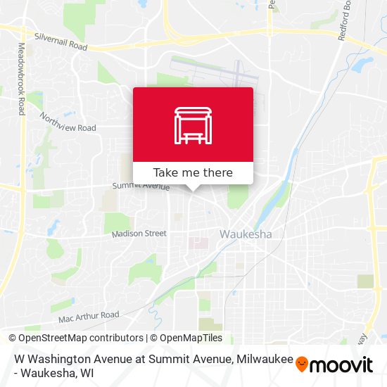 Mapa de W Washington Avenue at Summit Avenue