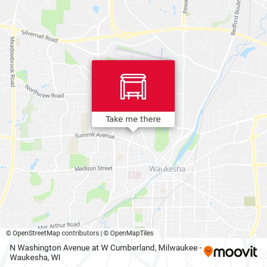 Mapa de N Washington Avenue at W Cumberland