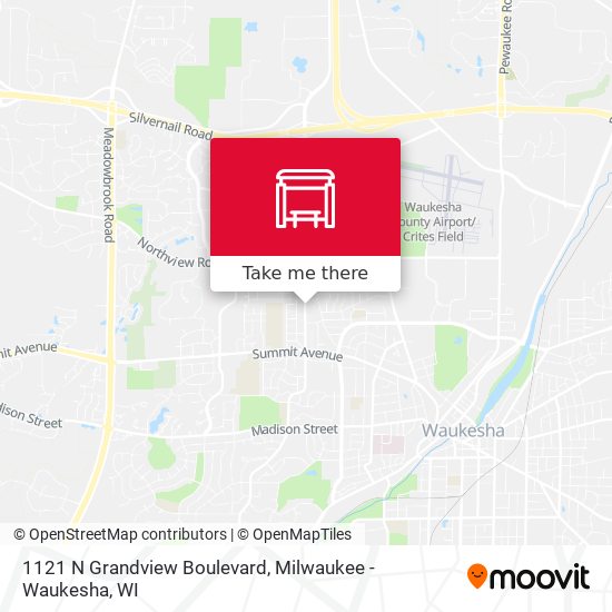 1121 N Grandview Boulevard map