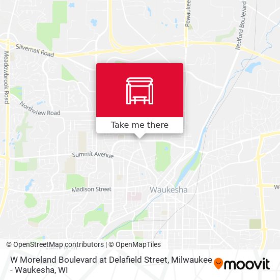 Mapa de W Moreland Boulevard at Delafield Street