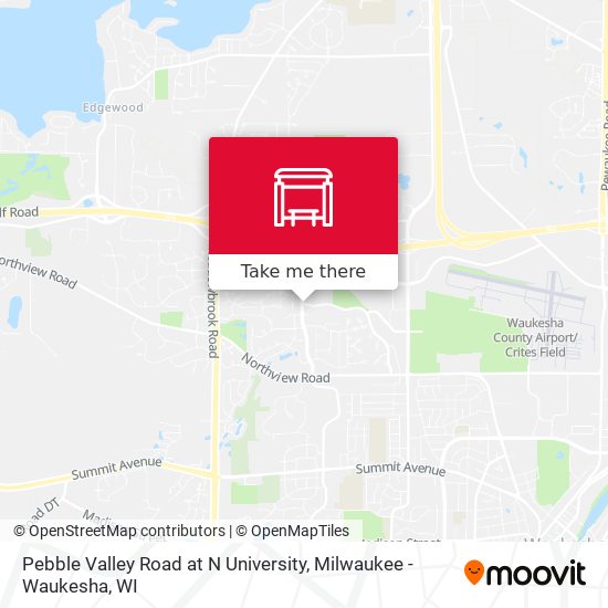 Pebble Valley Road at N University map