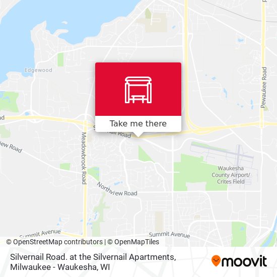 Mapa de Silvernail Road. at the Silvernail Apartments