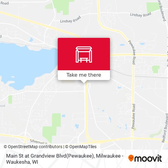 Main St at Grandview Blvd(Pewaukee) map