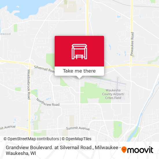 Mapa de Grandview Boulevard. at Silvernail Road.