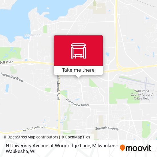 Mapa de N Univeristy Avenue at Woodridge Lane
