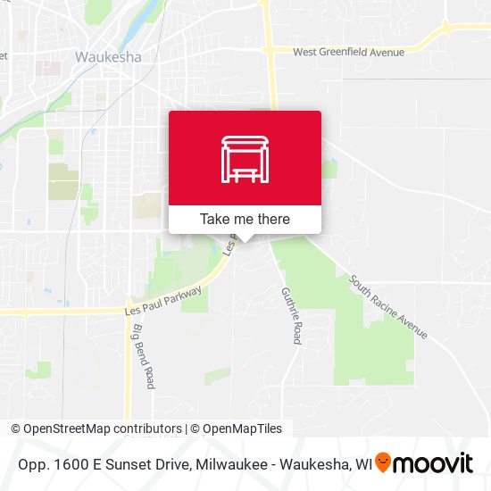 Mapa de Opp. 1600 E Sunset Drive