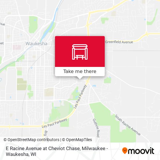 Mapa de E Racine Avenue at Cheviot Chase